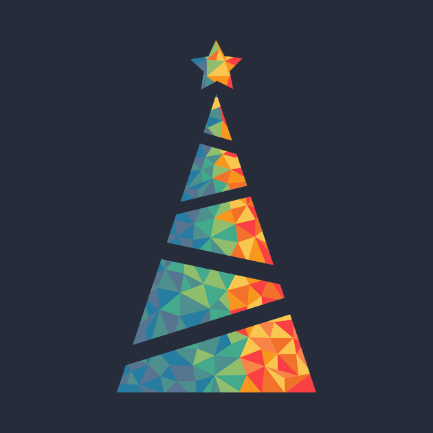 Christmas tree geometric by RackaFilm
