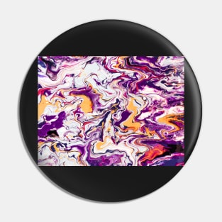 Purple Marble III Pin