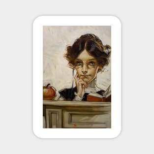 Teacher (1909), Joseph Christian Leyendecker Magnet