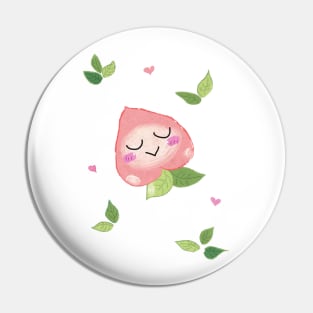 Sweet-sleeping happy baby peach! Pin