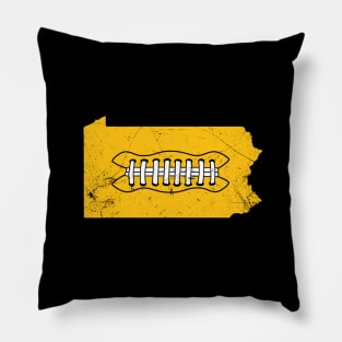 PA Football - Black/Gold Pillow