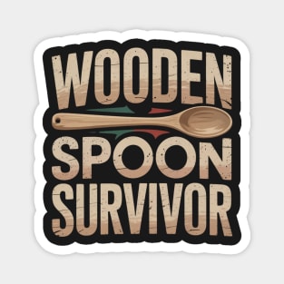 Wooden Spoon Survivor Magnet