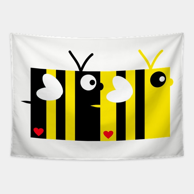 Bzzzzzzzzz Tapestry by Cuprum