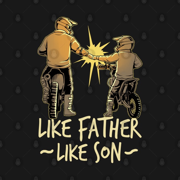 Dad Dirt Bike Out Motocross Gift Father And Son Dirt Bike Design by Linco