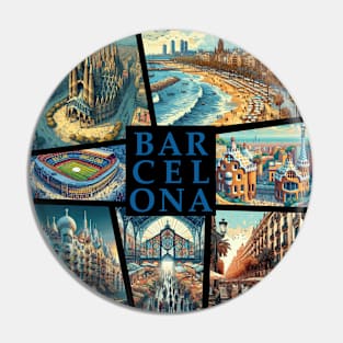 SPANISH CITY - BARCELONA - TRAVEL -1 Pin