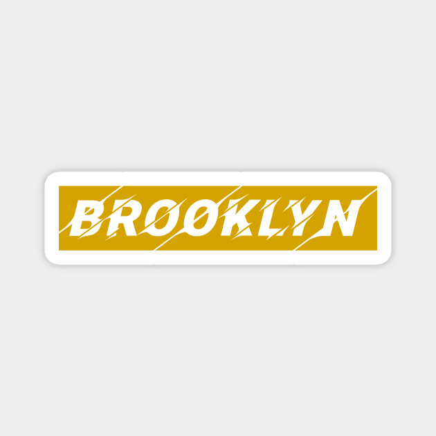 Brooklyn Gold Magnet by rydr2103