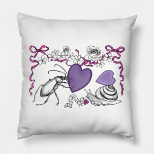 A Garden Party Valentine Pillow