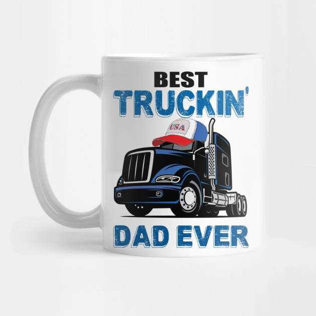 GCP Products Truck Driver Gifts For Men - Best Trucking Dad Ever