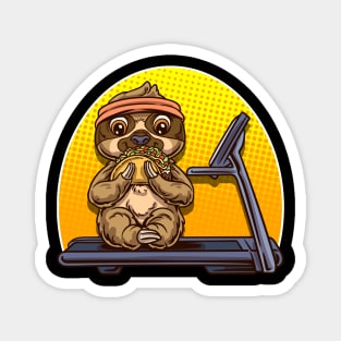 Sloth Gym Taco Lovers Magnet