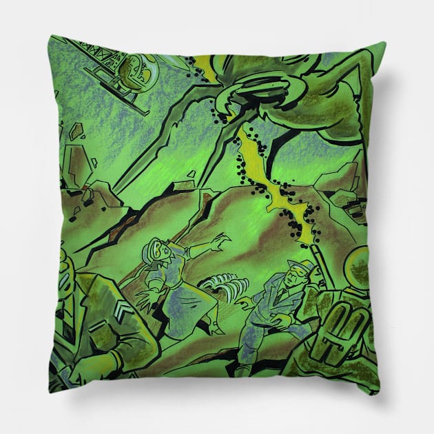 BennettBlackLight's Them Pillow by BennettBlackLight