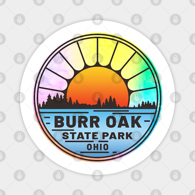 Burr Oak State Park Ohio OH Lake Magnet by TravelTime