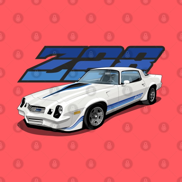 1981 Chevrolet Camaro Z28 in white by candcretro