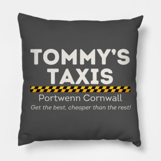 Doc Martin Tommy's Taxis Portwenn Port Isaac Cornwall Pillow