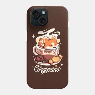 Corgi Coffee Break - Cute Dog Phone Case