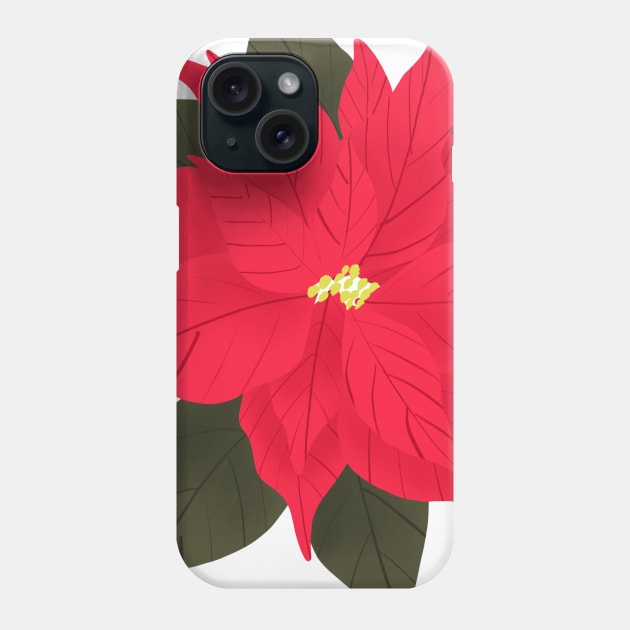 Poinsettia Phone Case by Think Beyond Color