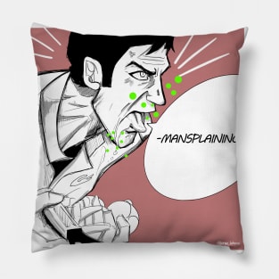 the crybaby in sports of tennis Pillow
