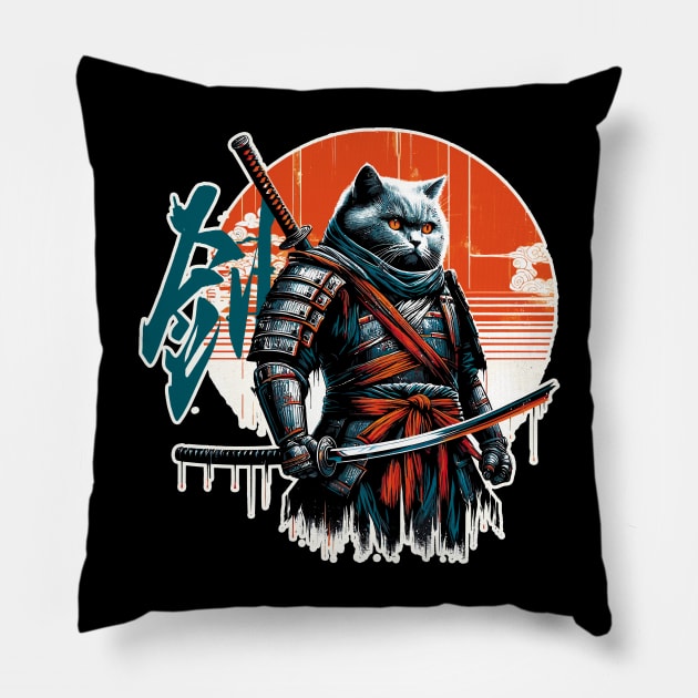 Samurai Catana Pillow by Cutetopia