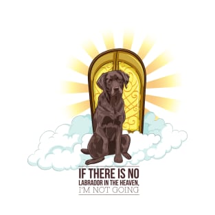 Labrador Dog in the sky T-Shirt