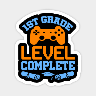 1st Grade Level Complete Video Gamer T-Shirt Graduation Gift Magnet