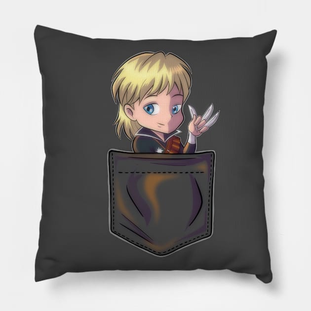 Pocket Longshot Pillow by sergetowers80