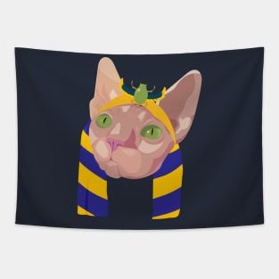 Egyptian Sacred Sphynx Cat Tapestry