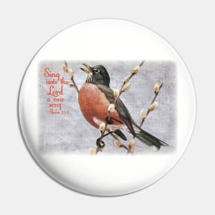 Sing unto the Lord a new song - Psalm 33:3 Pin