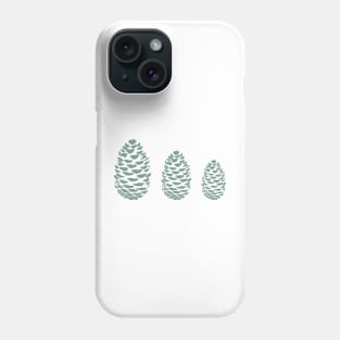 Pinecones (Graze Green) Phone Case