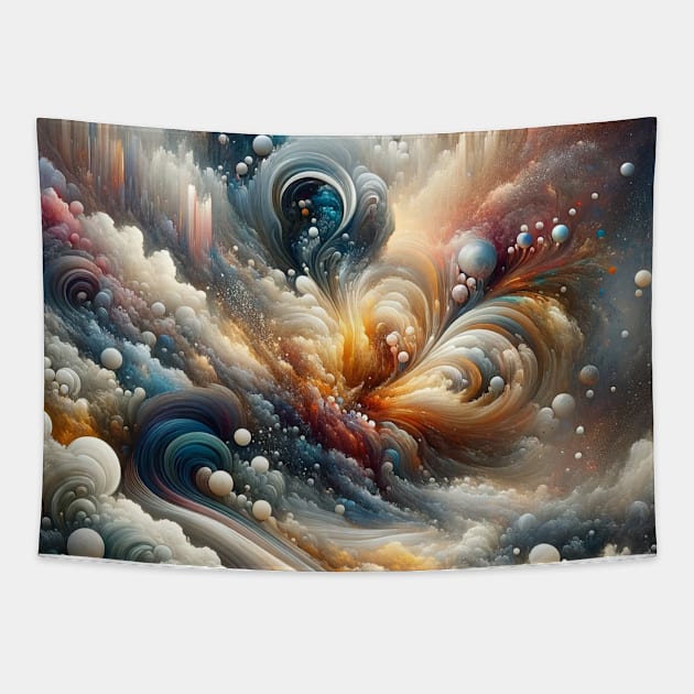 Celestial Reverie: A Journey Beyond the Horizon Tapestry by ryspayevkaisar