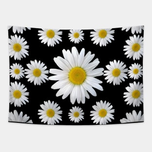 daisies flower blossom bloom blooming daisy petals Tapestry
