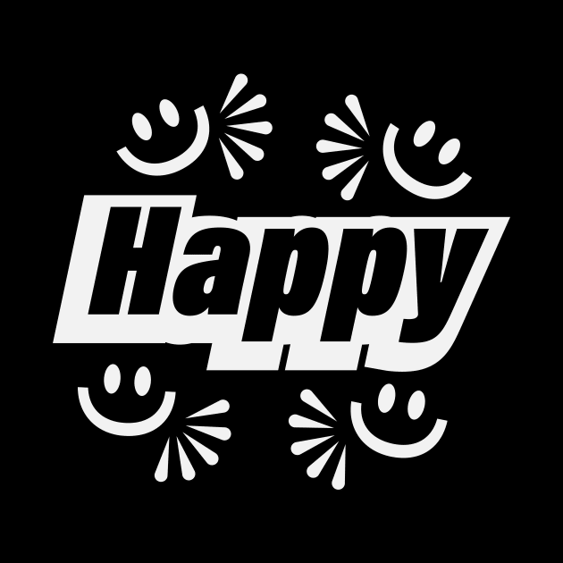 Happy being happy  logo design by BL4CK&WH1TE 