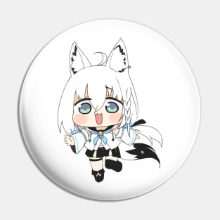 Shirakami Fubuki Chibi Pin