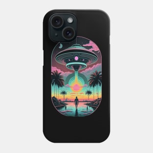 UFO Disclosure UAP Miami Flying Saucer Aliens in Miami Ufology Disclosure ET Believer. Phone Case