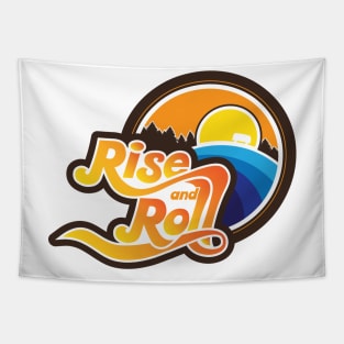 rise and roll sunrise drive Tapestry