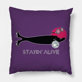 disco diva fish Pillow