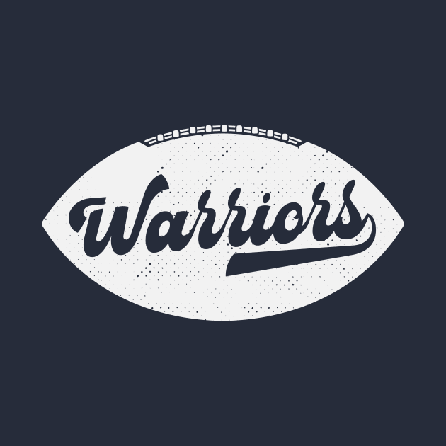 Retro Warriors Football by SLAG_Creative