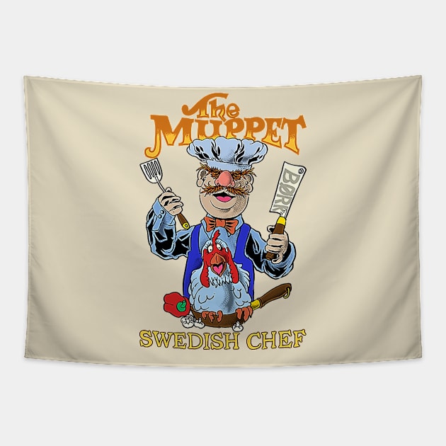 Swefish muppet Tapestry by Flannel by Art