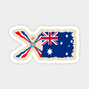 Assyrian Australian Flag Magnet