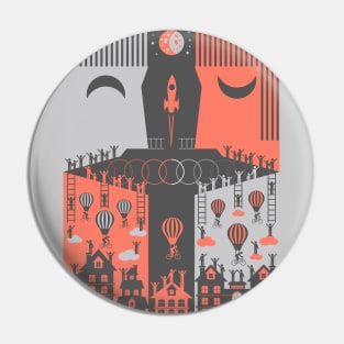 Creative Design Illustration Pin