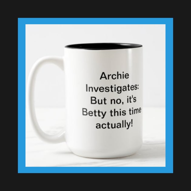 Archie Investigates Mug Design by Riverdale High AV Club