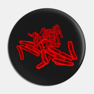 Red Bacteria Pin