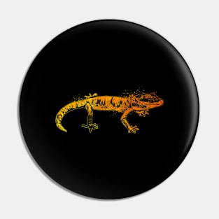 Colorful gecko Pin