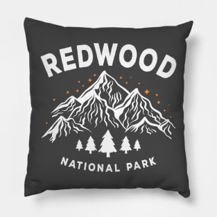 redwood national park  mountains Pillow