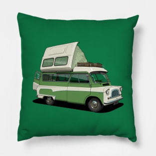 Bedford Camper Van in green Pillow