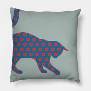 Phish Your Pet Cat Donuts Pillow