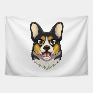 Tricolor Corgi Tapestry