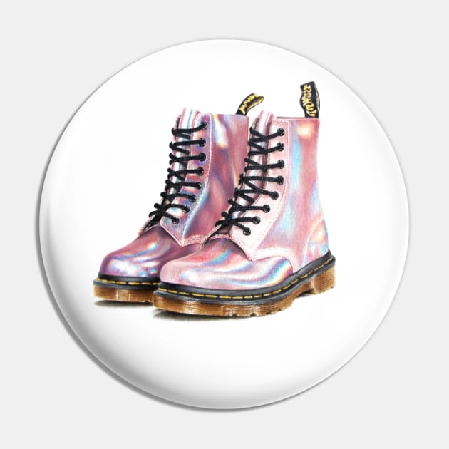 Metallic Docs Pin by ArtbyRosalie