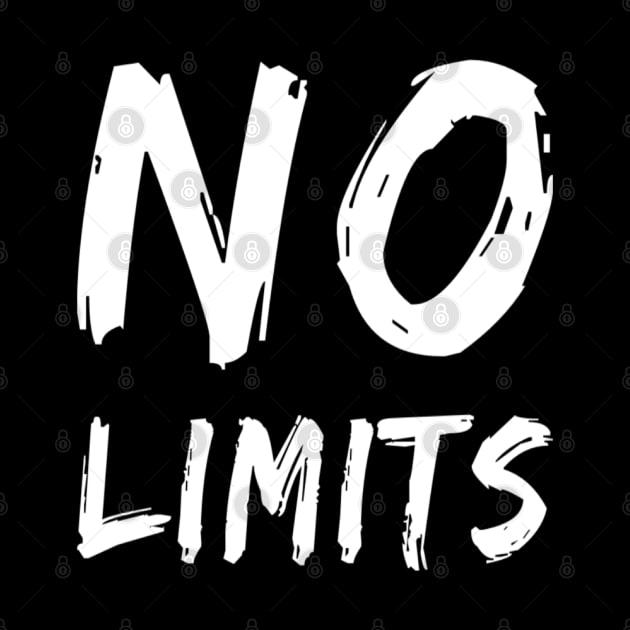 No Limits | Limitless Motivational Design by DesignsbyZazz