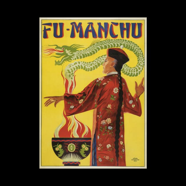 Vintage Magic Poster Art, Fu-Manchu by MasterpieceCafe