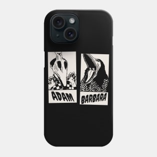 Halloween Ghosts Inspired 80's Monster Couple Phone Case