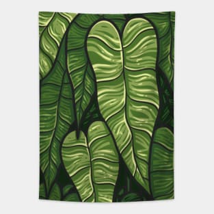 Anthurium Veitchii Doodle Tapestry